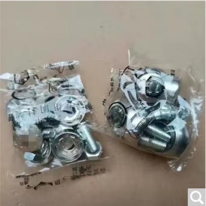 汽车通用上牌固定卡扣不锈钢牌照螺栓防盗车牌固定螺母牌照框架帽